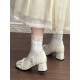 Dita Autumn Whispers Square Toe Mary Jane Shoes(Reservation/5 Colours/Full Payment Without Shipping)